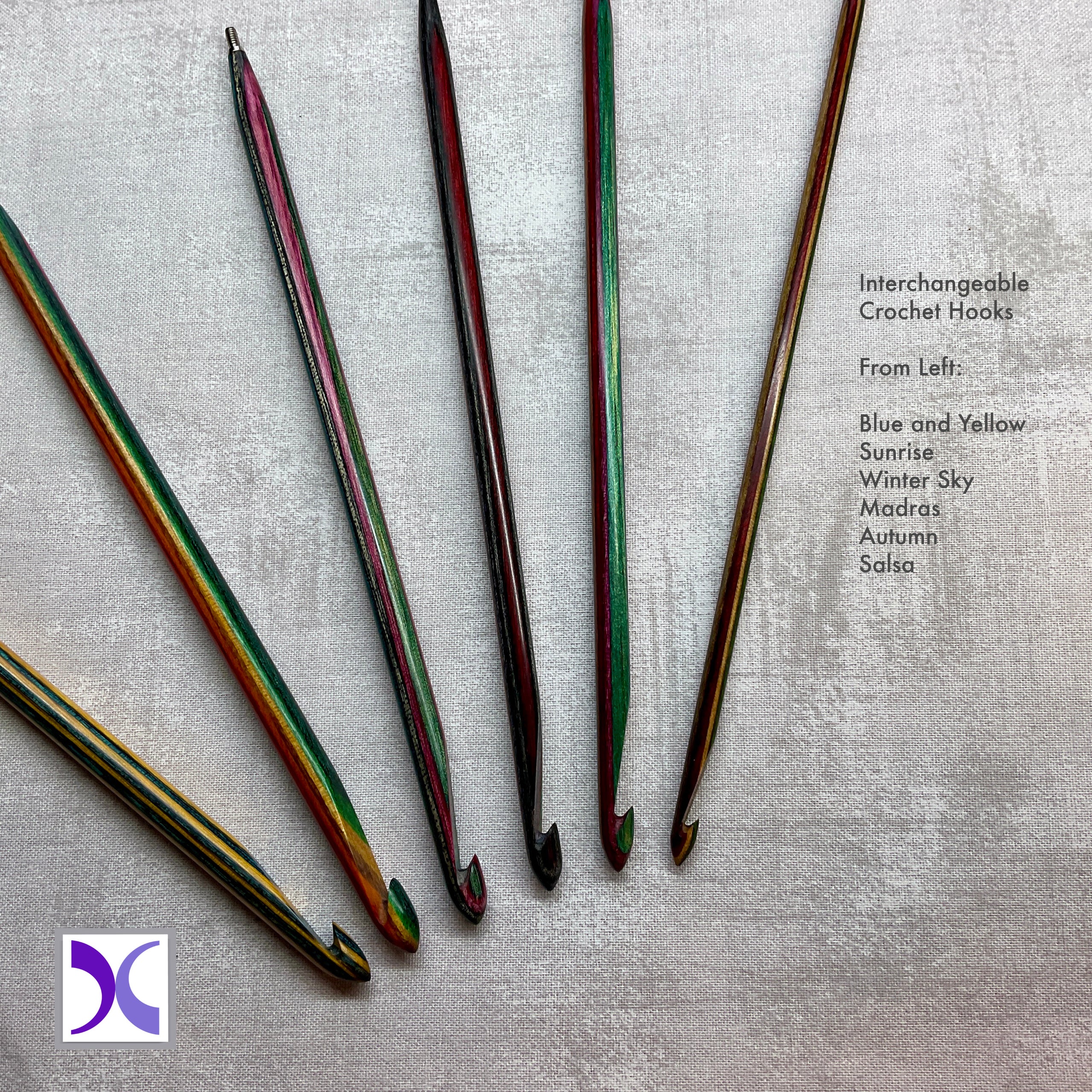 Tunisian Crochet Hooks with Detachable Cable